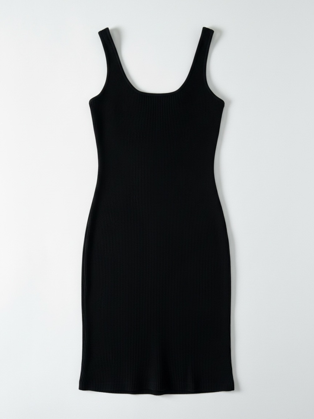 American Apparel Ponte Tank Dress in Black - sz S